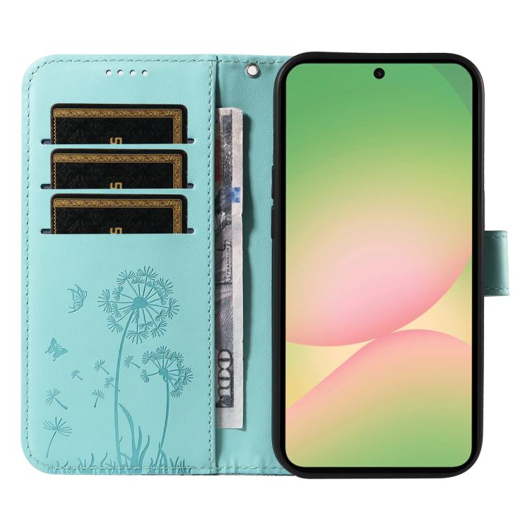 Custodia per telefono in pelle con motivo a rilievo di dente di leone., For Samsung Galaxy A57 5G, For Samsung Galaxy A37 5G, For Galaxy A27 5G