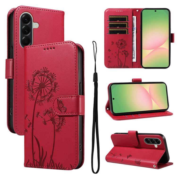Custodia per telefono in pelle con motivo a rilievo di dente di leone., For Samsung Galaxy A57 5G, For Samsung Galaxy A37 5G, For Galaxy A27 5G