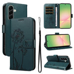 Custodia per telefono in pelle con motivo a rilievo di dente di leone., For Samsung Galaxy A57 5G, For Samsung Galaxy A37 5G, For Galaxy A27 5G
