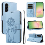 Custodia per telefono in pelle con motivo a rilievo di dente di leone., For Samsung Galaxy A57 5G, For Samsung Galaxy A37 5G, For Galaxy A27 5G