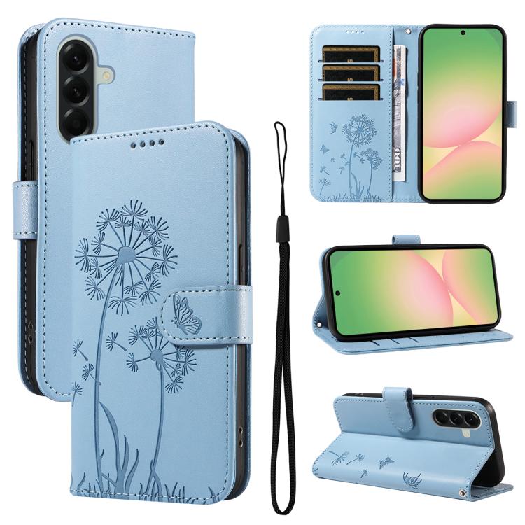 Custodia per telefono in pelle con motivo a rilievo di dente di leone., For Samsung Galaxy A57 5G, For Samsung Galaxy A37 5G, For Galaxy A27 5G