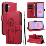 Custodia per telefono in pelle con motivo a rilievo di dente di leone., For Samsung Galaxy A57 5G, For Samsung Galaxy A37 5G, For Galaxy A27 5G