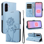 Custodia per telefono in pelle con motivo a rilievo di dente di leone., For Samsung Galaxy A57 5G, For Samsung Galaxy A37 5G, For Galaxy A27 5G