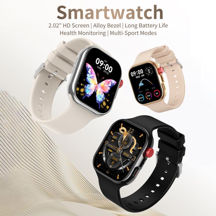 Smartwatch sportivo CY39 con schermo a colori HD da 2,02 pollici, supporto per chiamate Bluetooth e monitoraggio della salute.