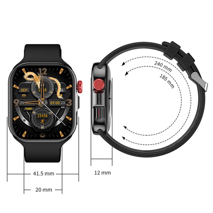 Smartwatch sportivo CY39 con schermo a colori HD da 2,02 pollici, supporto per chiamate Bluetooth e monitoraggio della salute.