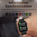 Smartwatch sportivo CY39 con schermo a colori HD da 2,02 pollici, supporto per chiamate Bluetooth e monitoraggio della salute.