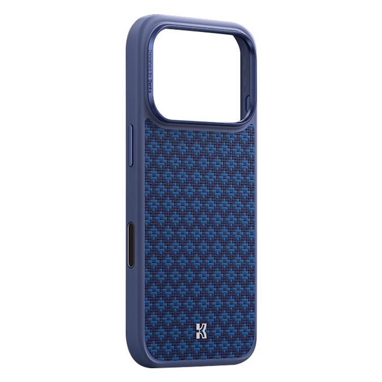 Custodia magnetica antiurto Benks Y3 in Kevlar con motivo a diamante per telefono, For iPhone 17 Pro Max, For iPhone 17 Pro