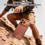 Custodia magnetica antiurto Benks Y3 in Kevlar con motivo a diamante per telefono, For iPhone 17 Pro Max, For iPhone 17 Pro