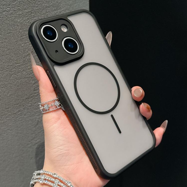 Custodia magnetica per telefono con effetto rinfrescante sulla pelle., For iPhone 15, For iPhone 14 Plus, For iPhone 14, For iPhone 14 Pro