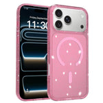 Custodia per telefono ibrida in PC e TPU con glitter trasparenti e magneti, For iPhone 17 Pro Max, For iPhone 17 Pro, For iPhone 17, For iPhone Air, For iPhone 16 Pro Max, For iPhone 16 Pro, For iPhone 16 Plus, For iPhone 16