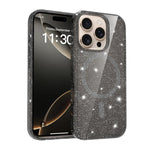 Custodia per telefono ibrida in PC e TPU con glitter trasparenti e magneti, For iPhone 17 Pro Max, For iPhone 17 Pro, For iPhone 17, For iPhone Air, For iPhone 16 Pro Max, For iPhone 16 Pro, For iPhone 16 Plus, For iPhone 16