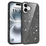 Custodia per telefono ibrida in PC e TPU con glitter trasparenti e magneti, For iPhone 17 Pro Max, For iPhone 17 Pro, For iPhone 17, For iPhone Air, For iPhone 16 Pro Max, For iPhone 16 Pro, For iPhone 16 Plus, For iPhone 16