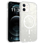 Custodia per telefono ibrida in PC e TPU con glitter trasparenti e magneti, For iPhone 13 Pro, For iPhone 12, For iPhone 12 Pro Max, For iPhone 12 Pro