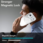 Custodia per telefono con cornice magnetica e supporto per obiettivo con effetto sfumato glitterato, For iPhone Air, For iPhone 16 Pro Max, For iPhone 16 Pro, For iPhone 16 Plus