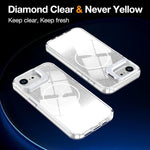 Custodia per telefono con cornice magnetica e supporto per obiettivo con effetto sfumato glitterato, For iPhone 17e / 16e, For iPhone 17 Pro Max, For iPhone 17 Pro, For iPhone 17