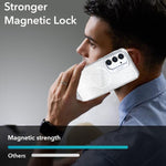 Custodia per telefono con cornice magnetica e supporto per obiettivo con effetto sfumato glitterato, For Samsung Galaxy S24 FE 5G, For Samsung Galaxy S24 Ultra 5G