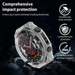 Cover protettiva per orologio xDfind Hollow PC con pellicola temperata, For Huawei Watch Ultimate 2