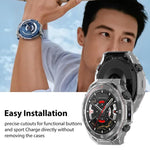 Cover protettiva per orologio xDfind Hollow PC con pellicola temperata, For Huawei Watch Ultimate 2