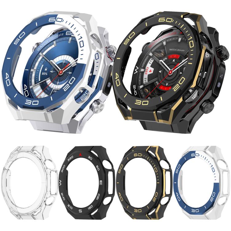 Cover protettiva per orologio xDfind Hollow PC con pellicola temperata, For Huawei Watch Ultimate 2