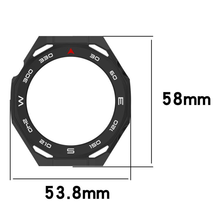 Cover protettiva per orologio xDfind Hollow PC con pellicola temperata, For Huawei Watch Ultimate 2