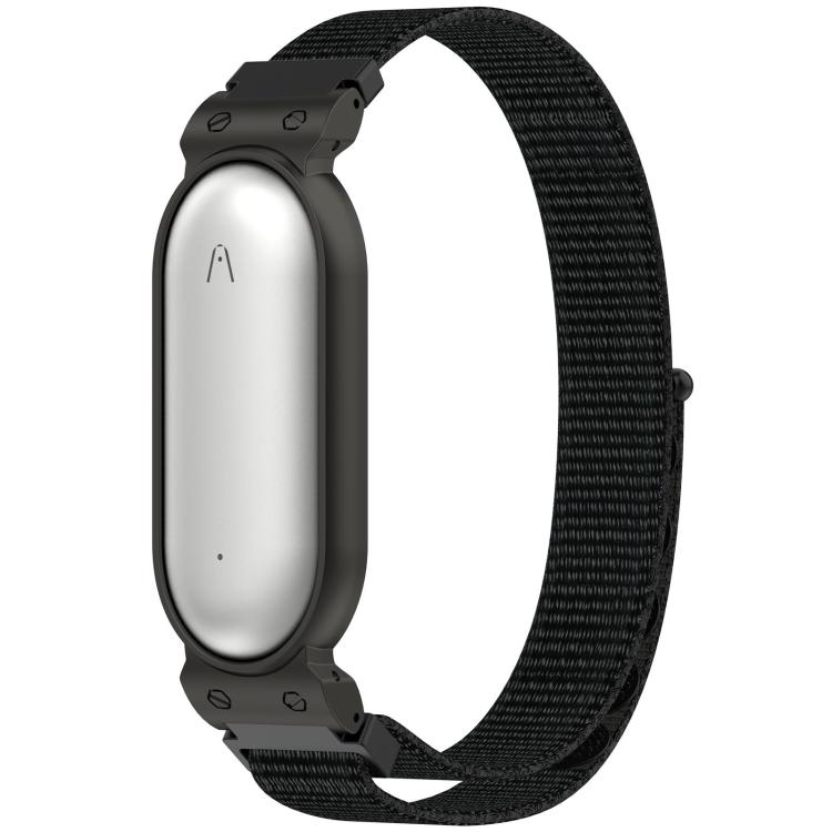 Cinturino per orologio xDfind con struttura in metallo e chiusura a strappo in nylon integrata., For Plaud NotePin AI