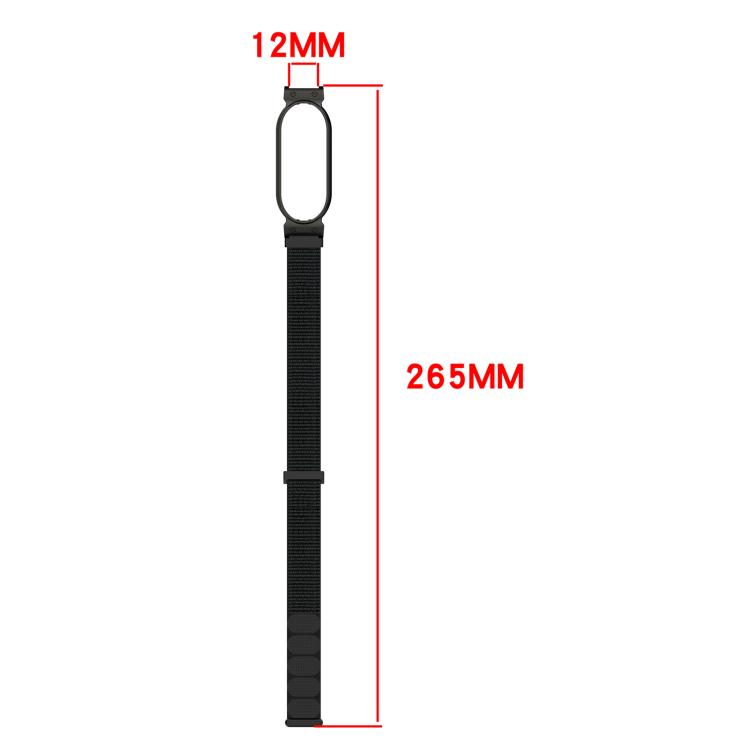 Cinturino per orologio xDfind con struttura in metallo e chiusura a strappo in nylon integrata., For Plaud NotePin AI