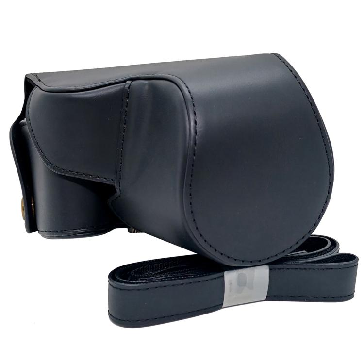 Custodia rigida per fotocamera in ecopelle con tracolla, For Canon PowerShot SX50 HS