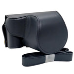 Custodia rigida per fotocamera in ecopelle con tracolla, For Canon PowerShot SX50 HS