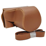 Custodia rigida per fotocamera in ecopelle con tracolla, For Canon PowerShot SX50 HS