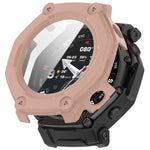 Custodia protettiva per orologio xDfind con pellicola temperata integrata nel PC., For Amazfit T-Rex 3 Pro 44mm, For Amazfit T-Rex 3 Pro 48mm