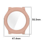 Custodia protettiva per orologio xDfind con pellicola temperata integrata nel PC., For Amazfit T-Rex 3 Pro 44mm, For Amazfit T-Rex 3 Pro 48mm