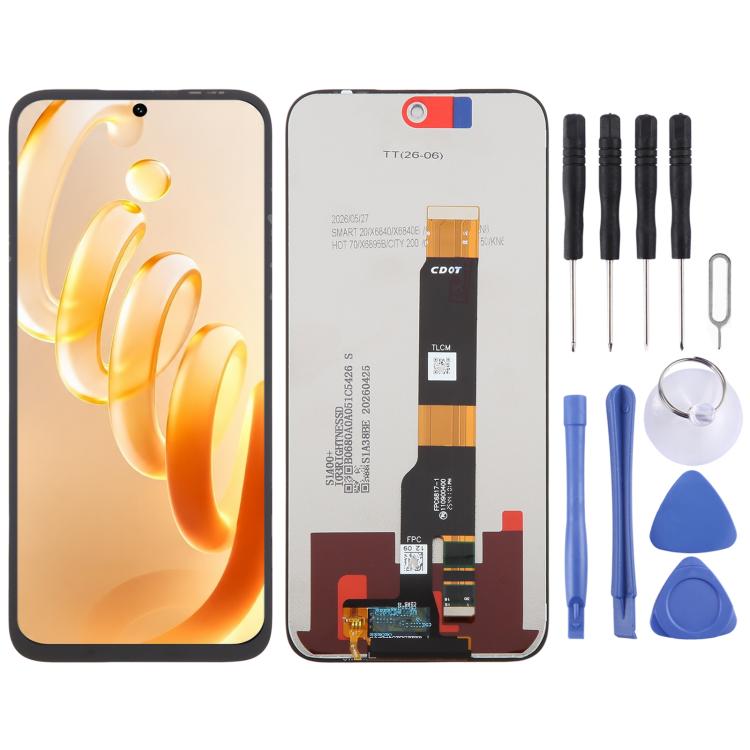 Schermo LCD OEM con digitalizzatore, assemblaggio completo, For Itel City 200s, For Itel Power 80, For Itel A100Cs, For Itel A100 Pro, For Itel A200+, For Itel A200, For Itel City 200 C681LN, For Itel A100C, For Itel A100, For Itel A95                 ...