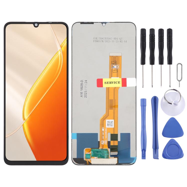 Schermo LCD OEM con digitalizzatore, assemblaggio completo, For Itel City 200s, For Itel Power 80, For Itel A100Cs, For Itel A100 Pro, For Itel A200+, For Itel A200, For Itel City 200 C681LN, For Itel A100C, For Itel A100, For Itel A95                 ...