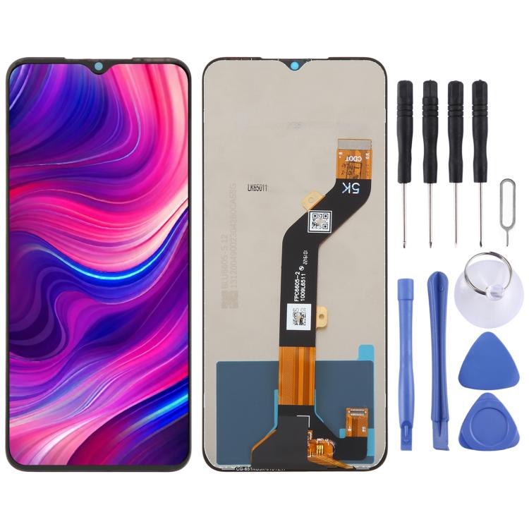 Schermo LCD OEM con digitalizzatore, assemblaggio completo, For Itel City 200s, For Itel Power 80, For Itel A100Cs, For Itel A100 Pro, For Itel A200+, For Itel A200, For Itel City 200 C681LN, For Itel A100C, For Itel A100, For Itel A95                 ...