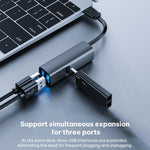 Dock station hub USB Type-C con porte USB 3.0, USB 2.0, SD e TF