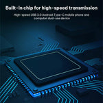 Dock station hub USB Type-C con porte USB 3.0, USB 2.0, SD e TF