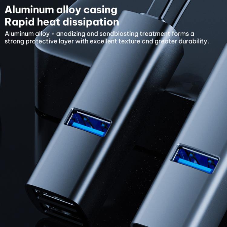 Dock station hub USB Type-C con porte USB 3.0, USB 2.0, SD e TF