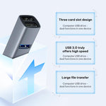 Dock station hub USB Type-C con porte USB 3.0, USB 2.0, SD e TF