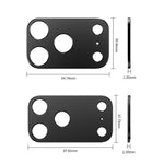 XDcase - Protezione per obiettivo fotografico in metallo, piatta e cava., For iPhone 17 Pro Max, For iPhone 17 Pro
