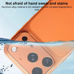 XDcase - Protezione per obiettivo fotografico in metallo, piatta e cava., For iPhone 17 Pro Max, For iPhone 17 Pro