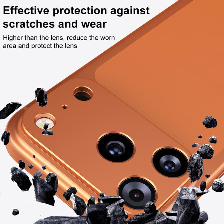 XDcase - Protezione per obiettivo fotografico in metallo, piatta e cava., For iPhone Air
