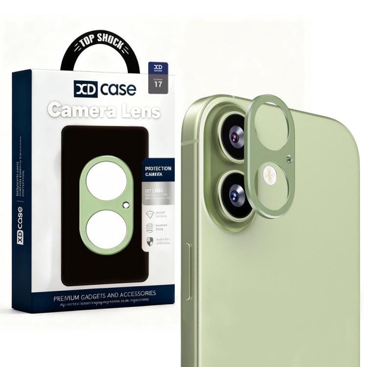 XDcase - Protezione per obiettivo fotografico in metallo, piatta e cava., For iPhone 17