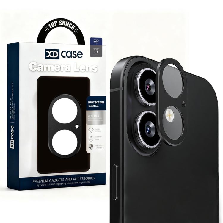 XDcase - Protezione per obiettivo fotografico in metallo, piatta e cava., For iPhone 17