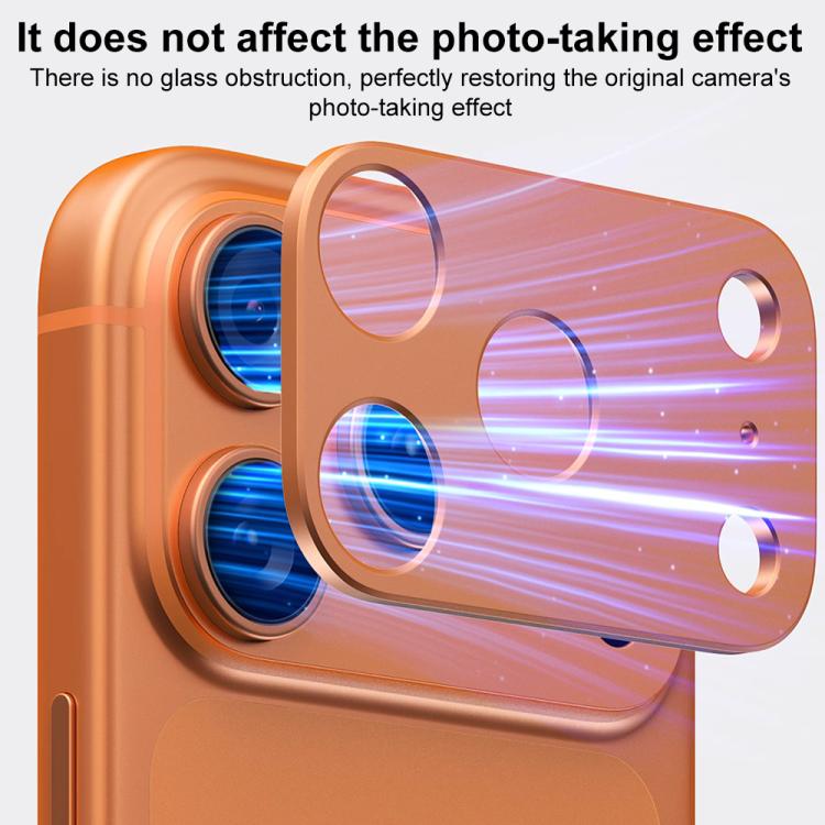 XDcase - Protezione per obiettivo fotografico in metallo, piatta e cava., For iPhone 17
