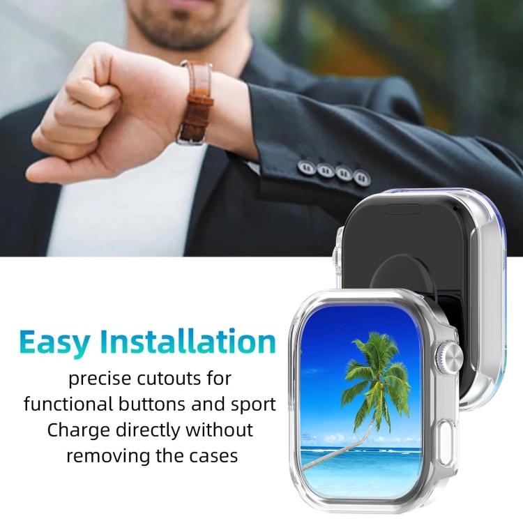 xDfin Cover protettiva per orologio in PC a copertura parziale, For Redmi Watch 6