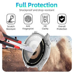 Custodia protettiva per orologio xDfind con pellicola temperata integrata nel PC., For OPPO Watch S