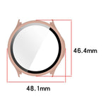 Custodia protettiva per orologio xDfind con pellicola temperata integrata nel PC., For OPPO Watch S