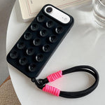 Semplice custodia per telefono in silicone con ventosa e cordino., For iPhone 17 Pro Max, For iPhone 17 Pro, For iPhone 17, For iPhone Air