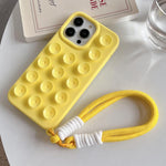 Semplice custodia per telefono in silicone con ventosa e cordino., For iPhone 16 Pro Max, For iPhone 16 Pro, For iPhone 16 Plus, For iPhone 16