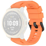 Cinturino per orologio xDfind in silicone nero tinta unita con fibbia, For Amazfit T-Rex 3 Pro 44mm